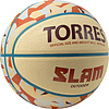 Мяч баск. TORRES Slam, B023145, р.5, резина, нейлон. корд, бут. кам, бежево-коричневый